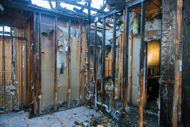 Professional Fire Board Up technician working in Cottage Grove, MN